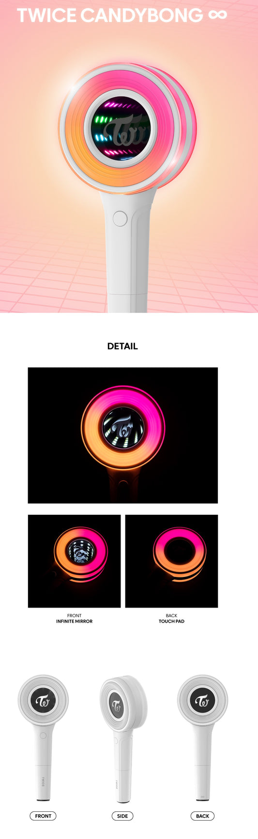 twice candy bong lightstick inhalt