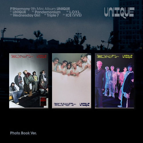 P1Harmony
9th Mini Album [UNIQUE] (Photobook Ver.) (A Ver. / B Ver. / C Ver.)+ Applemusic POB