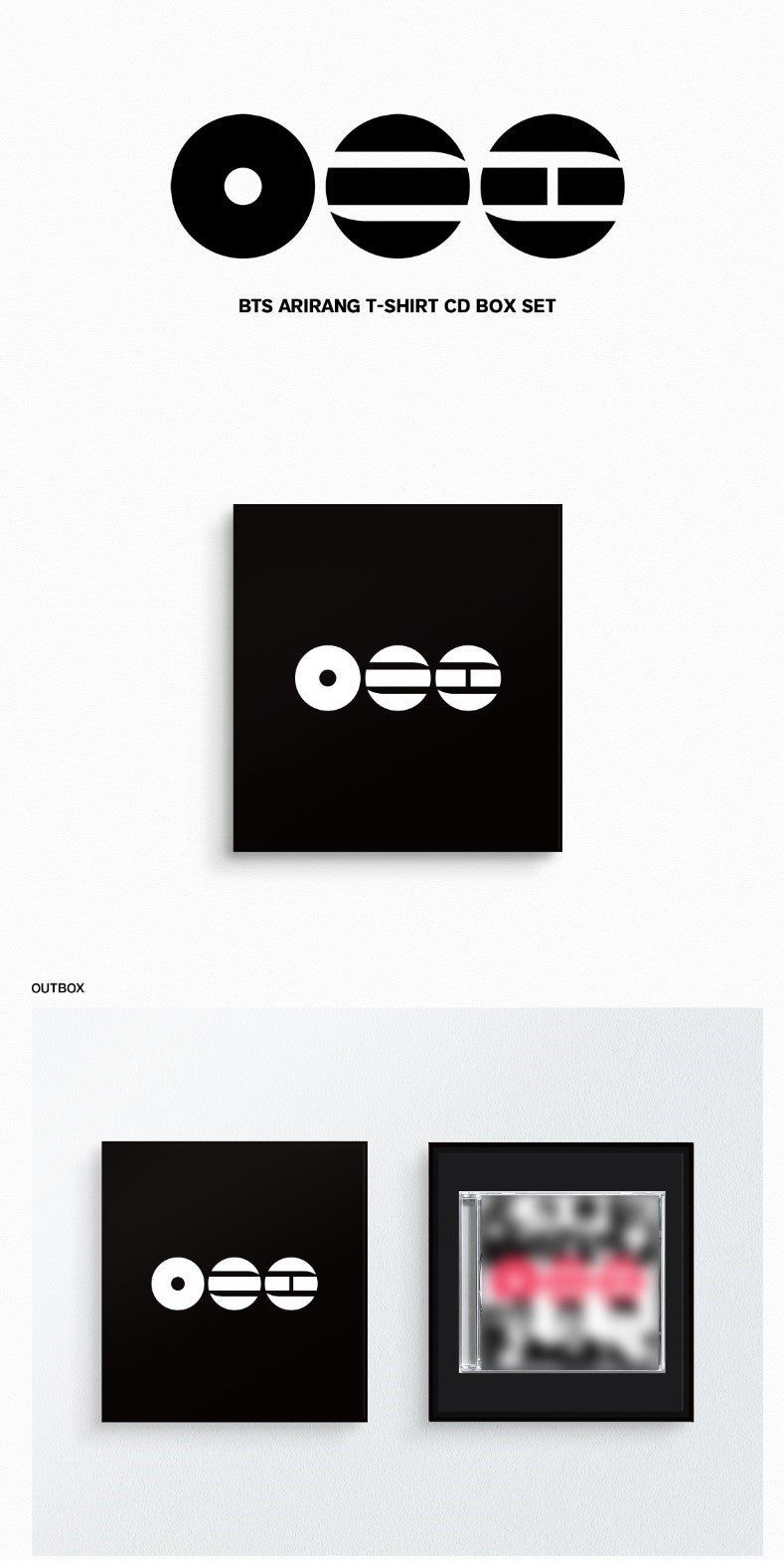 BTS arirang tshirt version inhalt
