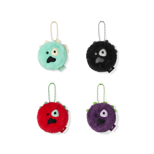 CORTIS Mini Ball Keyring offizieller Tour-Merch in den Versionen ORIGINAL, TNT, REDRED und ACAI