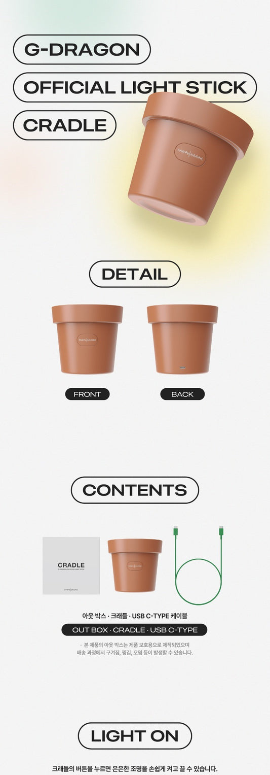 g dragon lightstick cradle inhalt
