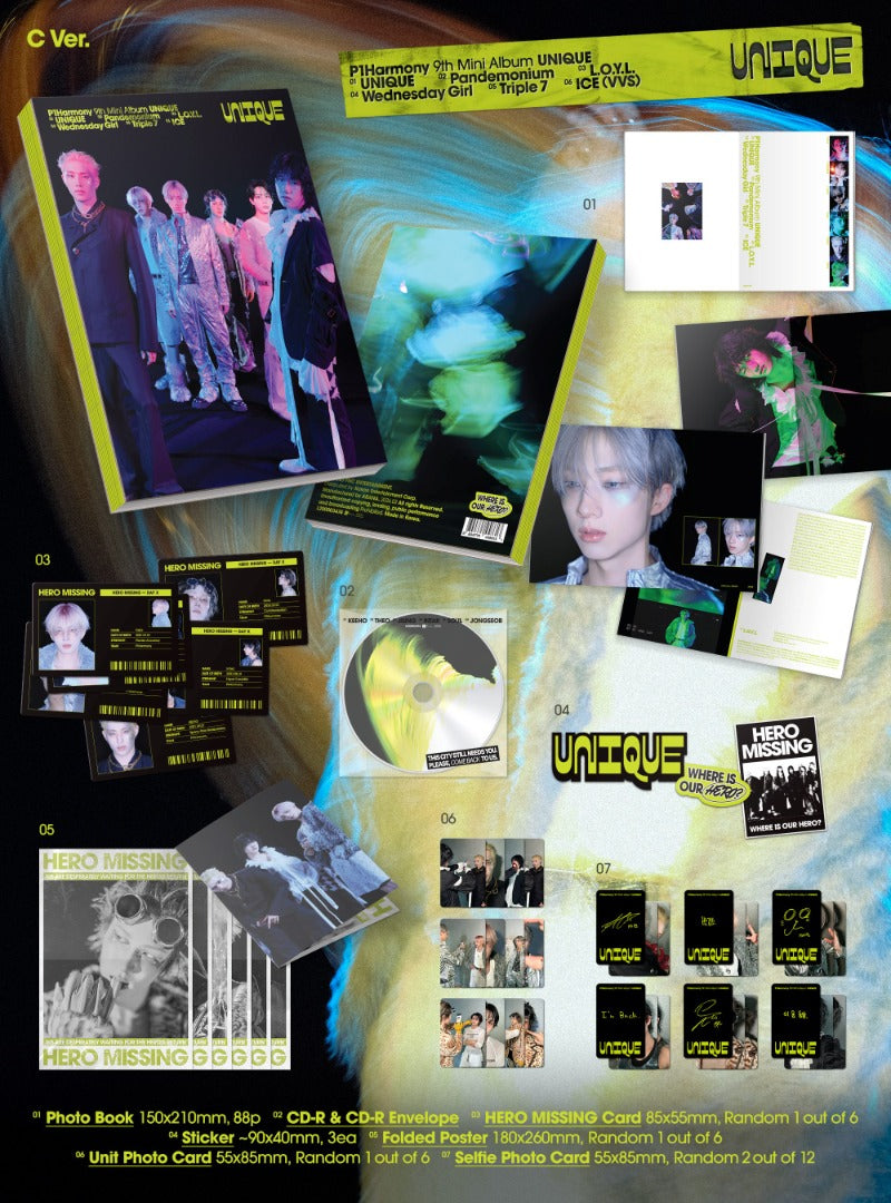 P1Harmony unique C version cover
