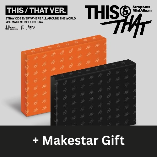 tray Kids 10th Mini Album THIS & THAT THIS und THAT Version inklusive MAKESTAR Pre-Order Gift