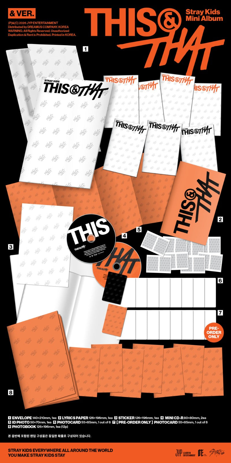 Stray Kids
(MAKESTAR Gift) 10th Mini Album [THIS & THAT] (THIS VER. / THAT VER.)