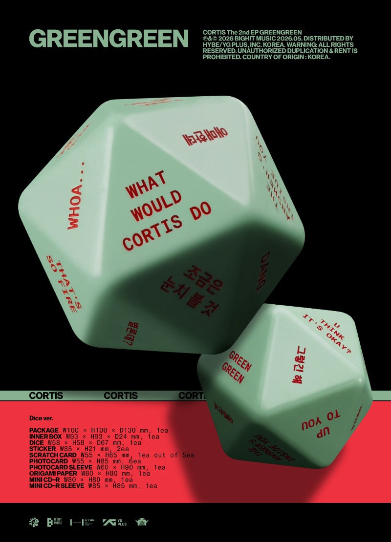 CORTIS 2nd EP [GREENGREEN] (Dice Ver.)