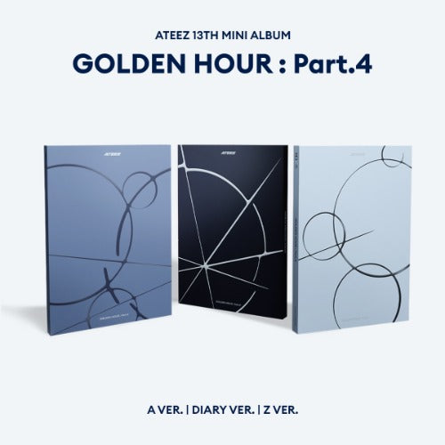ATEEZ
13th Mini Album [GOLDEN HOUR : Part.4] (A Ver. / Diary Ver. / Z Ver.)+ Pre Order Benefit