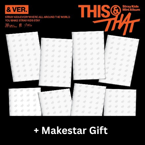 tray Kids 10th Mini Album THIS & THAT & Version inklusive MAKESTAR Pre-Order Gift